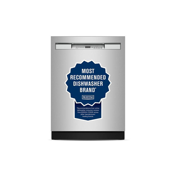 Maytag® Front Control Dishwasher with PowerBlast® cycle and Heated Dry MDFS3924RZ