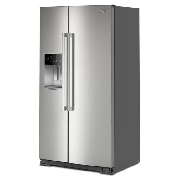 Maytag® 36-inch Wide Counter-Depth Side-by-Side Refrigerator with Arctic Blue Interior - 20.8 Cu. Ft. MRSC6636RZ