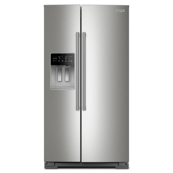 Maytag® 36-inch Wide Counter-Depth Side-by-Side Refrigerator with Arctic Blue Interior - 20.8 Cu. Ft. MRSC6636RZ