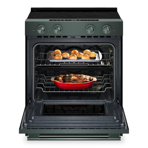 Kitchenaid® 5.3 Cu. Ft. Slide-in Electric Range with Two Even-Heat™ Hyper Elements and Convection Cooking Modes YKSES530SJP