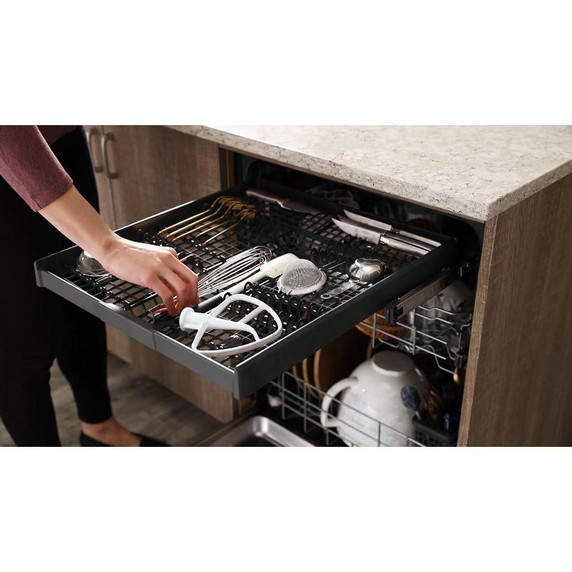 Kitchenaid® Third Level Utensil Rack Dishwasher with 30+ Total Wash Jets in PrintShield™ Finish, 47 dBA KDFS224SPS
