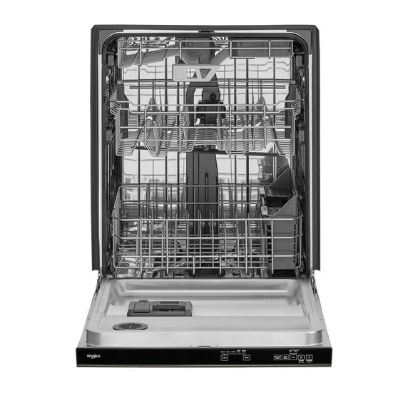 Whirlpool® Eco Series Quiet Dishwasher with a washing 3rd Rack &amp; Water Repellent Silverware Basket WDPS7024RV