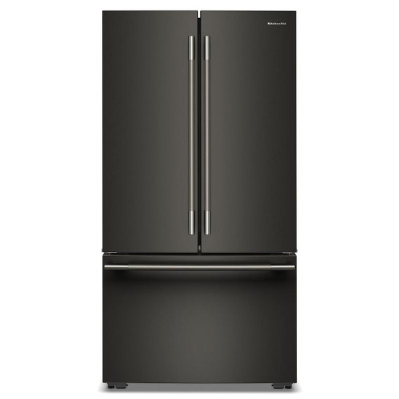 Kitchenaid® 24 cu. ft. 36-Inch Width Counter-Depth French Door Refrigerator with Interior Dispense KRFC236SBE Kitchenaid® 24 cu. ft. 36-Inch Width Counter-Depth French Door Refrigerator with Interior Dispense KRFC236SBE