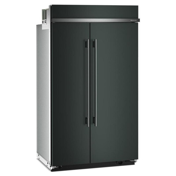 Kitchenaid® 30 Cu. Ft. 48" Built-In Side-by-Side Refrigerator with Platinum Interior KBSN748SJP