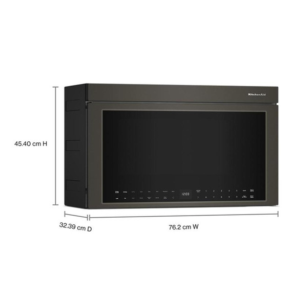 Kitchenaid® Multifunction Over-the-Range Microwave Oven with Infrared Sensor Modes YKMMF730PBE Kitchenaid® Multifunction Over-the-Range Microwave Oven with Infrared Sensor Modes YKMMF730PBE