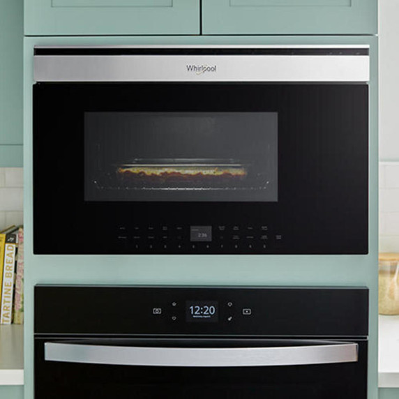 Whirlpool® 1.1 cu. ft. Built-In Smart Multifunctional Microwave Oven with Air Fry - 900 watts YWMBT7030SZ