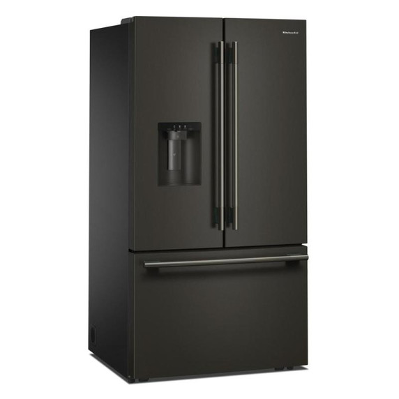 Kitchenaid® 30 cu. ft. French Door Refrigerator with Exterior Water and Ice KRFF436SBE
