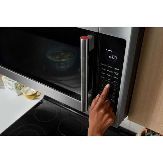 KitchenAid® 2.1 Cu. Ft. Over-the-Range Microwave Hood with a Handle YKMMS330SPS KitchenAid® 2.1 Cu. Ft. Over-the-Range Microwave Hood with a Handle YKMMS330SPS