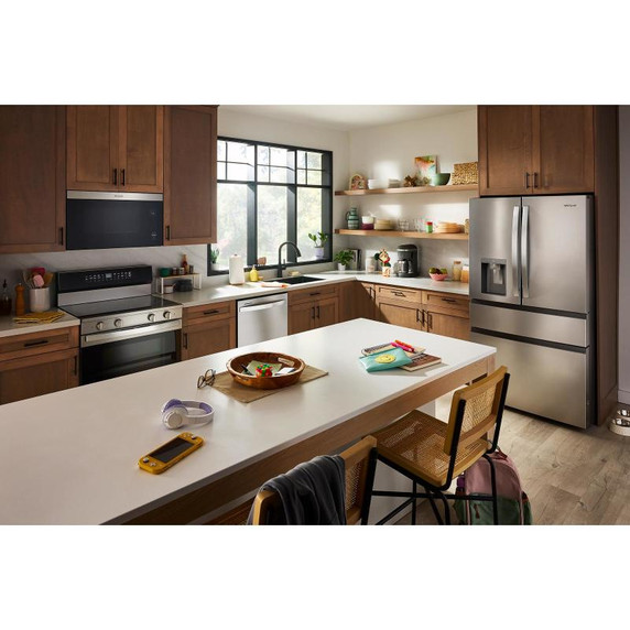 Whirlpool® 29 Cu. Ft. Family-Sized Capacity French door refrigerator with Flexible Temperature Drawer WRMF3636SZ Whirlpool® 29 Cu. Ft. Family-Sized Capacity French door refrigerator with Flexible Temperature Drawer WRMF3636SZ