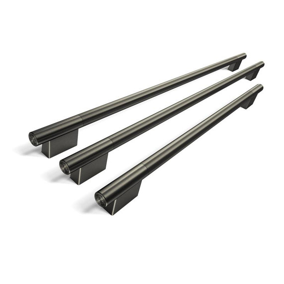 Black Ore Handle Hardware Accessory Kit for KitchenAid® 36" Built-In French Door Refrigerator W11777176
