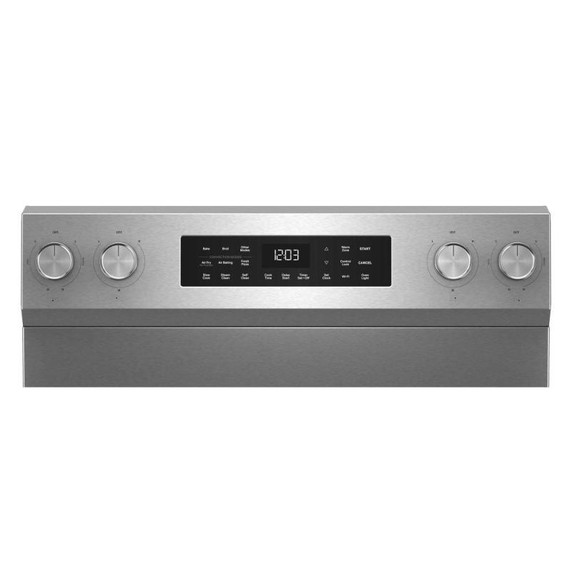 Kitchenaid® 5.3 Cu. Ft. Smart Freestanding Electric Range with Convection Cooking Modes YKFES330TPS