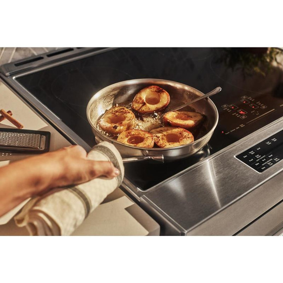 Kitchenaid® 30-Inch 4-Element Induction Convection Front Control Range with Baking Drawer KSIB900ESS