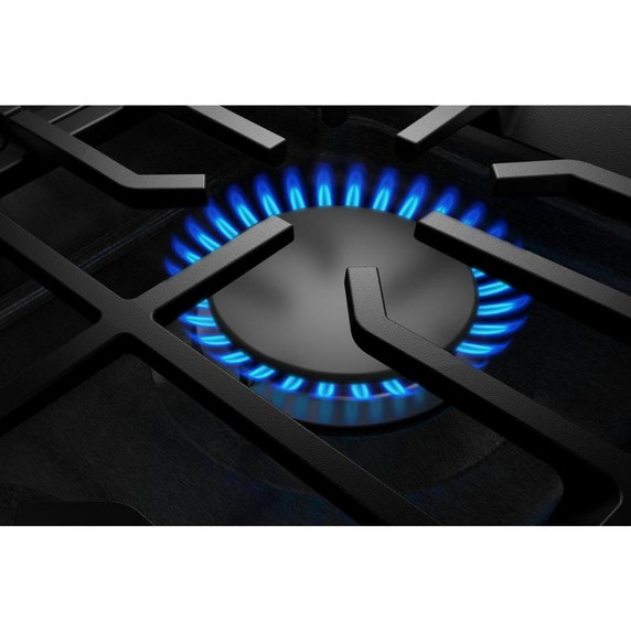 Kitchenaid® Gas-on-Metal Cooktop with an Integrated Wok Grate and CookShield™ Finish KCGK736SJP