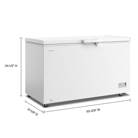 Amana® 16 Cu. Ft. Chest Freezer with Up-Front Temperature Control System AZCC2316TW