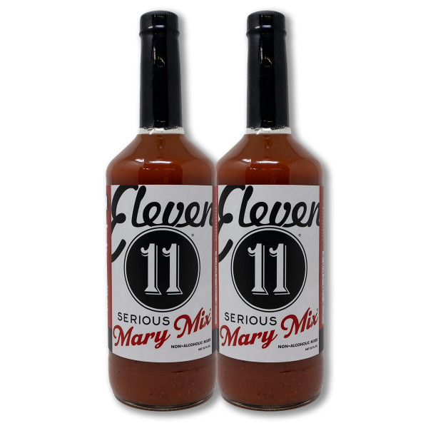 Eleven City Diner Serious Mary Mix | Premium 32oz Bloody Mary Mixer