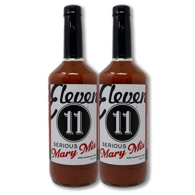 Eleven City Diner Serious Mary Mix | Premium 32oz Bloody Mary Mixer