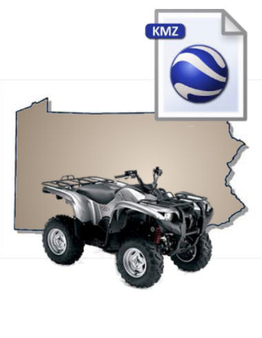 PA GPS ATV Trail Map