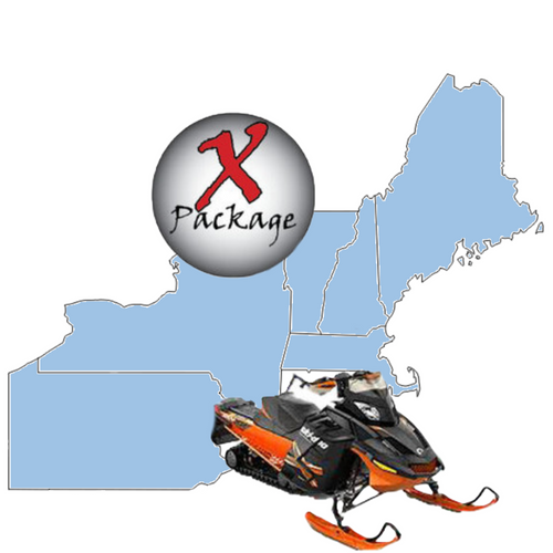 New England Snowmobile Map