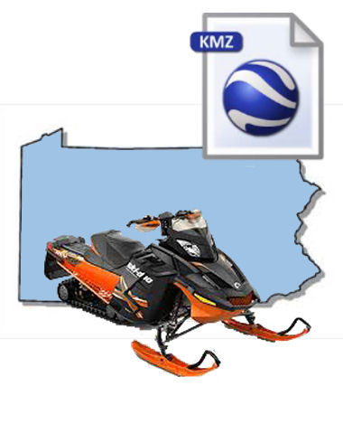 Pennsylvania Snowmobile Map Data