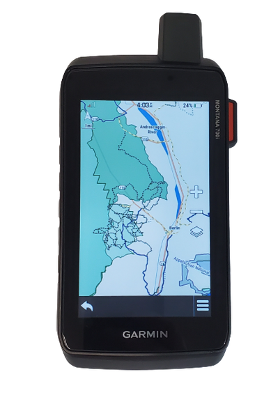 Garmin Montana 750i Trail GPS with InReach OFF GRID Satellite Communicator and Camera