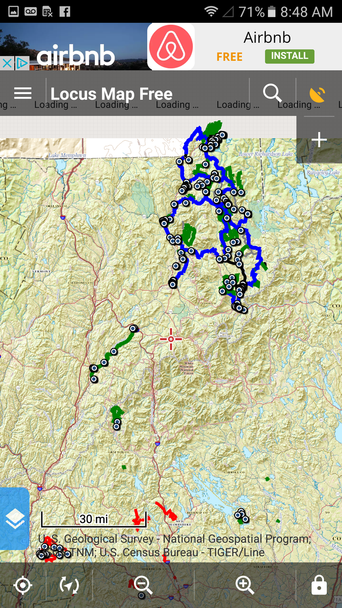 New Hampshire ATV Trail Data in Locus for Android