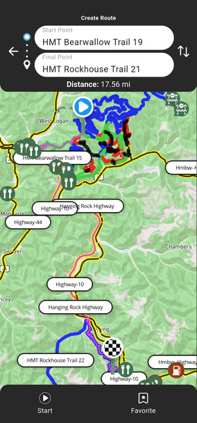 Create routes while on the trail or from your couch! Planning your ride has never been easier!