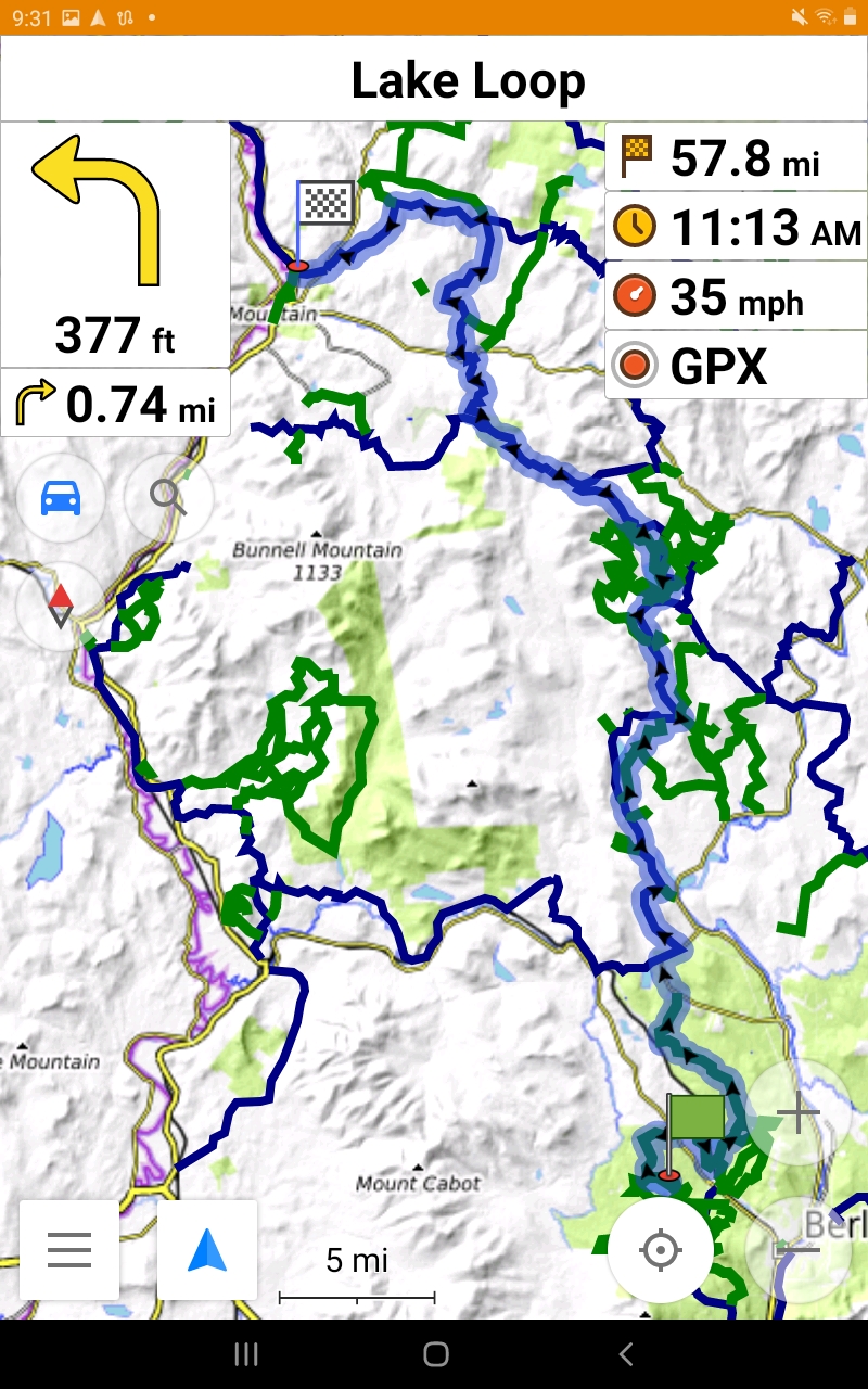 Using a Routing Snowmobile Trail Map - Backwoods GPS Trails