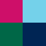 The product color of Life360 Tile Slim - Multi, 4 pack