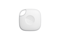 A front-facing image of a Life360 Tile - White