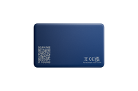 A back-facing image of a Life360 Tile Slim - Navy Blaze