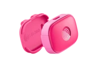 Image of 2 Angled Pieces of Pink Punch GPS Tracker
