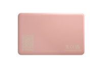 A back-facing image of a Life360 Tile Slim - Blush
