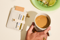 Image of Tile Slim - Clay in beige wallet