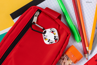 Image of Tile - Mickey Mouse on red pencil pouch