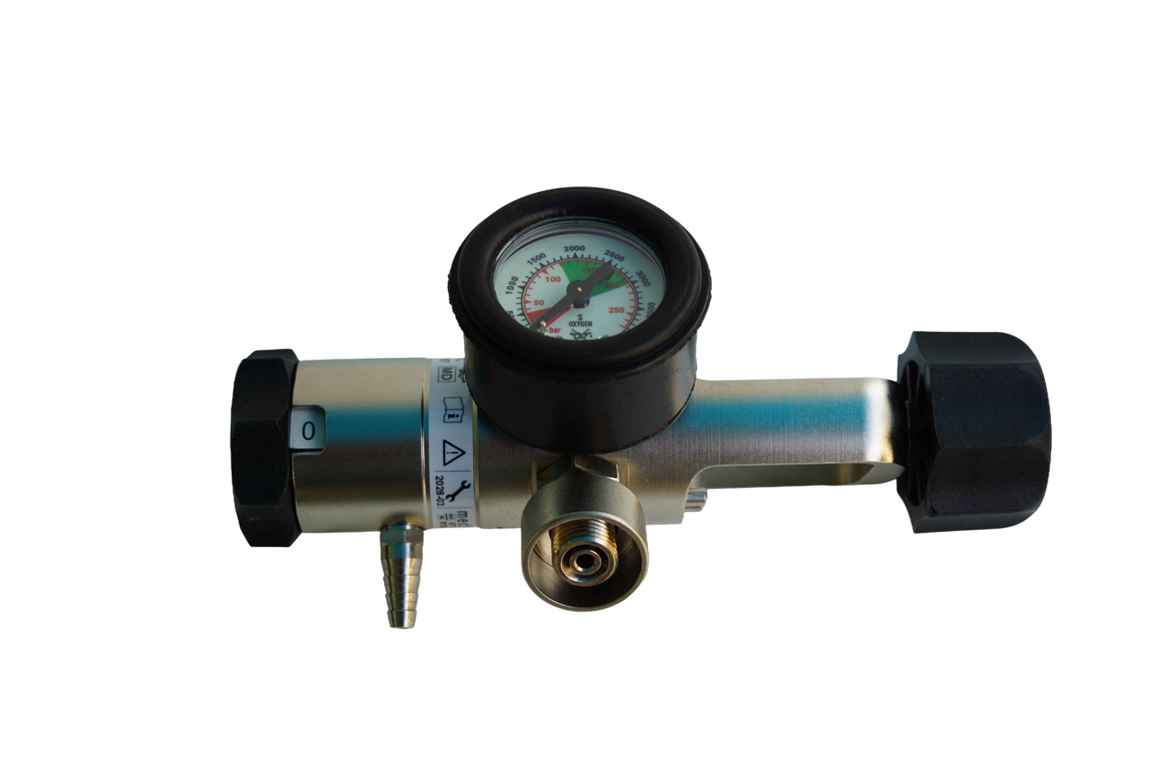 Meditech Oxy regulator  Light. Pin Index, 1x SIS HP Outlet. Therapy (0-25l/m )