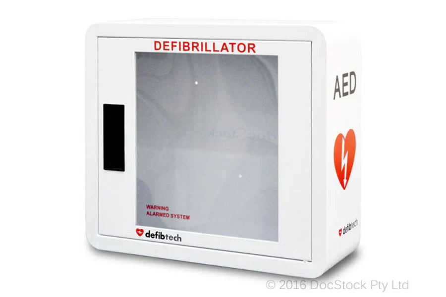 Defibtech Wall Mount Cabinet - with Alarm