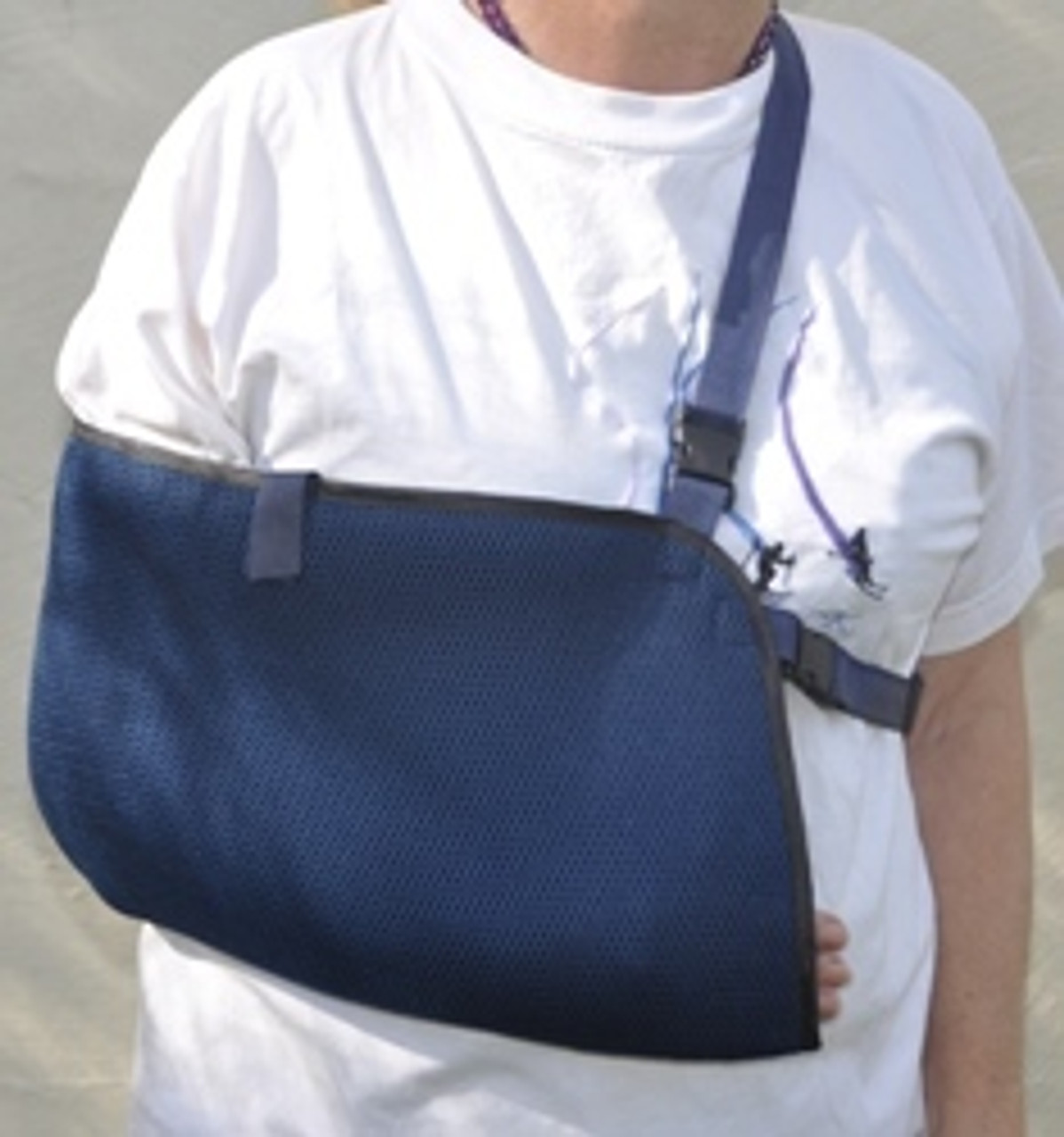 Arm Sling - Two-Tier Net Cloth - Dark Blue