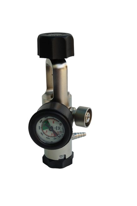 Meditech Oxy regulator  Light. Pin Index, 1x SIS HP Outlet. Therapy (0-25l/m )