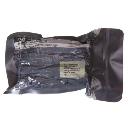 FCP-01 package   FCP-01 Military Tactical Trauma Treatment Wound Dressing (Israeli Bandage)  (10cm x 17cm)
