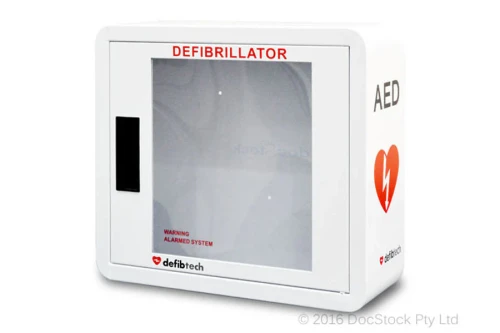 Defibtech Wall Mount Cabinet - with Alarm