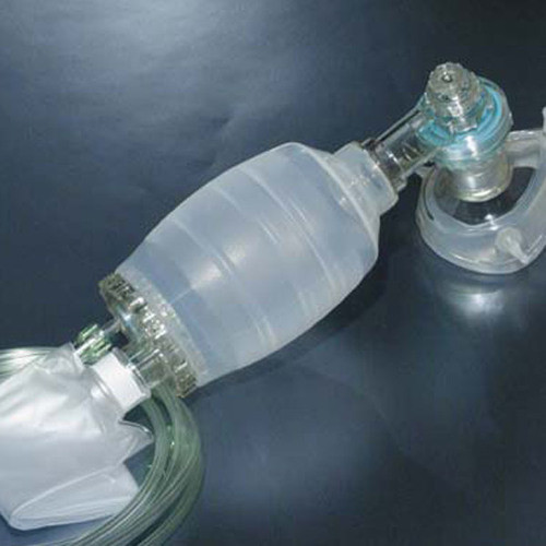Resuscitator BVM infant Autoclavable  w Handle & No2 Mask - Rescuer brand.