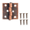 Dollhouse City - Dollhouse Miniatures Butt Hinges with Nails - Bronze