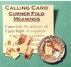 Victorian Calling Card with Silver Holder