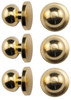 Door Knobs Set - Brass
