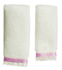 Dollhouse City - Dollhouse Miniatures Bath Towel Set - White and Purpel