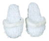 Dollhouse City - Dollhouse Miniatures Slippers - White Lace