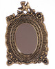 Floral Mirror - Antique and Brass