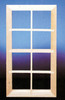 Dollhouse City - Dollhouse Miniatures Standard 8-Light Window without Panes