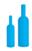 Wine and Magnum Bottle - Blue