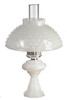 Oil Lamp with Hobnail Shade Large